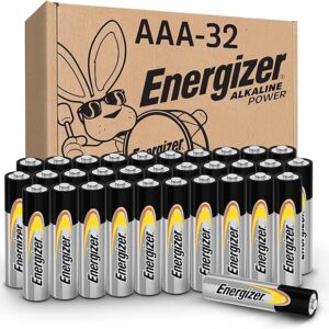 Energizer Alkaline Power AAA Batteries 32 Count (Pack of 1), Long-Lasting Triple A Batteries